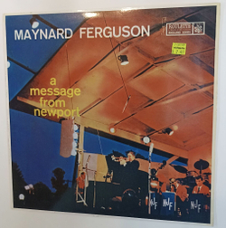 Винтажная виниловая пластинка LP Maynard Ferguson A Message From Newport (Spain)
