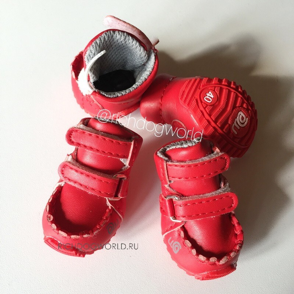 302 SA Ботинки "Эко кожа" /Анатомическая обувь для собак. ОСЕНЬ.