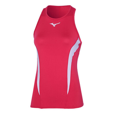 Женская теннисная майка Mizuno Printed Tank Top Women - Red