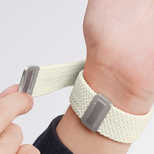 Эластичный ремешок серого цвета (Starlight) для смарт часов Apple Watch размером 38, 40, 41 и 42MM, серия Mixture Ultra Series от Dux Ducis