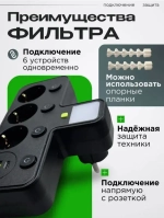 Разветвитель 4 розетки
