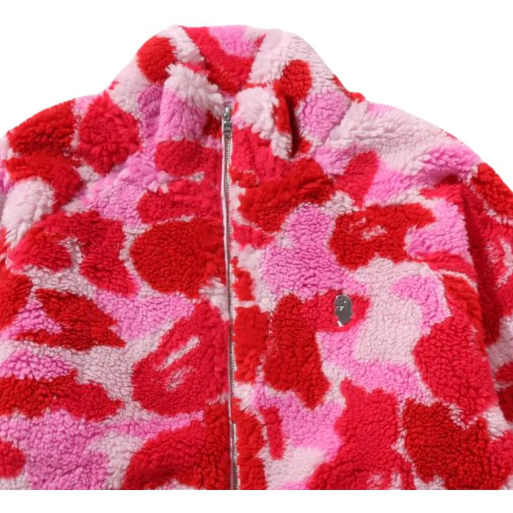 A Bathing Ape Bathing Ape Fw25 Velvet Feel Coat розовый
