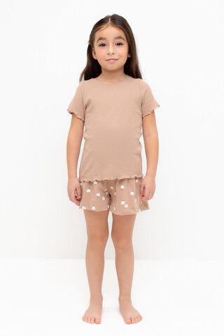пижама  для девочки  К 1596/беж,колокольчики