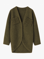 Укороченное пальто с газырями