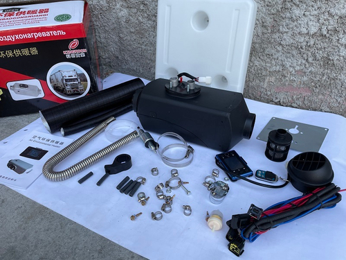 KM-12V / Автономный отопитель салона, сухой фен, автономка, 5500 Вт, 12 вольт, KingMoon (Гарантия 3 месяца)