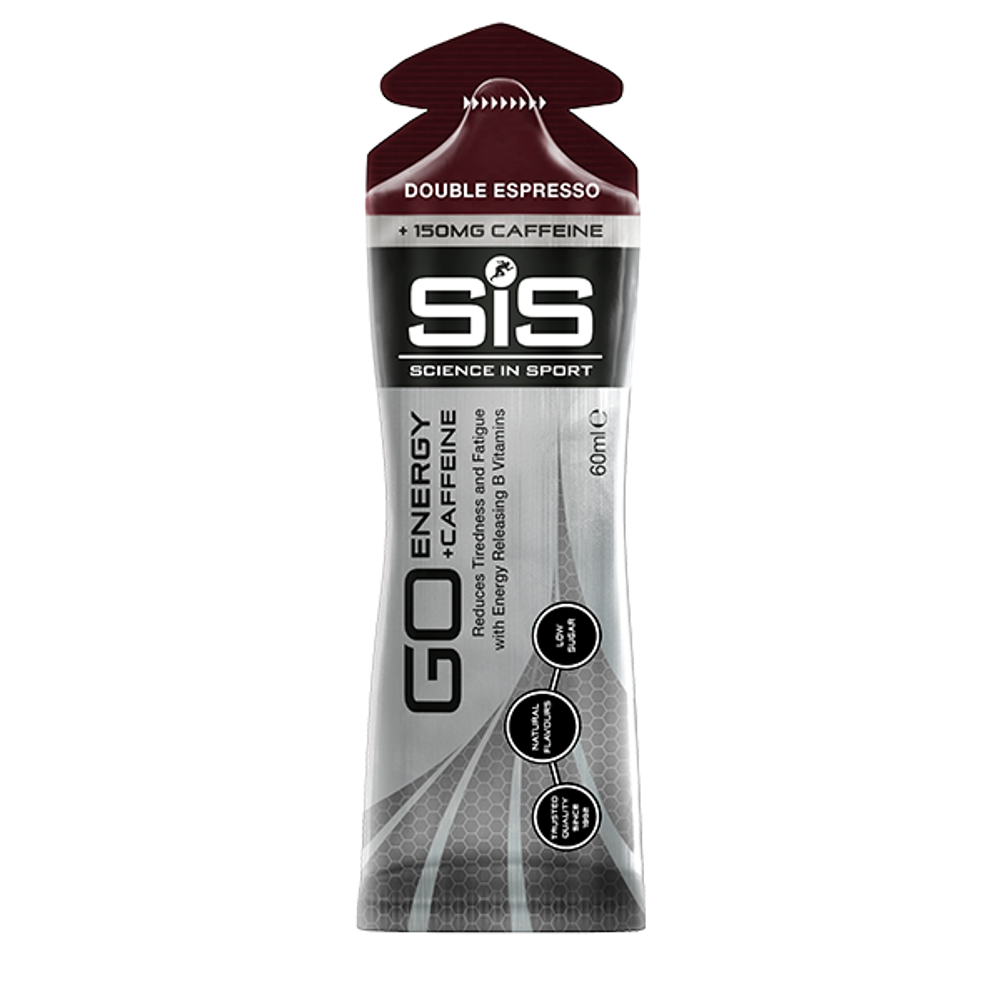 Гель энергетический SiS GO Isotonic Energy с кофеином 150мг, Двойной эспрессо 60мл