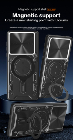 Чехол с кольцом Big Ring Case для Huawei Pura 70