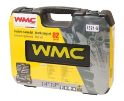 Набор инструментов 82пр. 1/4'', 1/2''(6гр)(4-32мм) WMC TOOLS WMC-4821-5