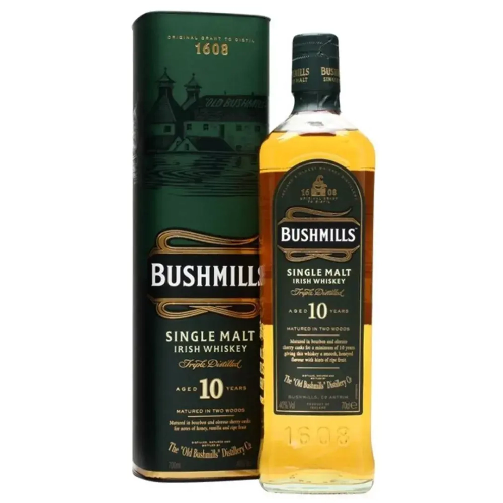 Bushmills Single Malt 10 YO в тубе 0,7 л.