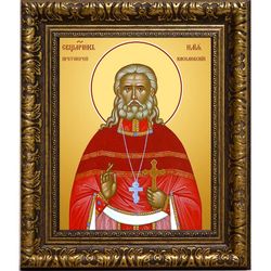 Илия (Бажанов) Касимовский священномученик. Икона на холсте.