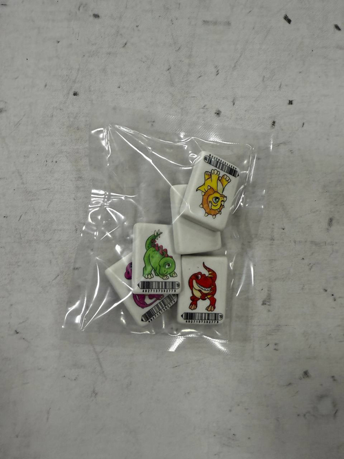 Ластик "Динозавры" 34х24х8 мм., набор 5 шт.