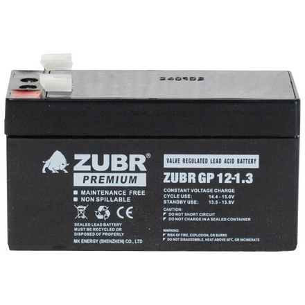 Аккумулятор ZUBR GP12-1.3