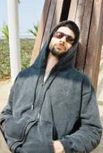 Худи Zip black/dye черное