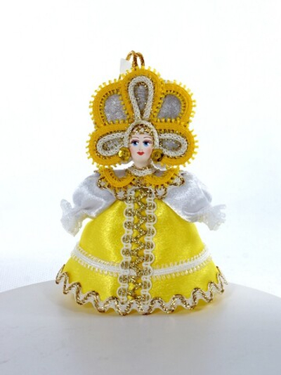 Кукла-подвеска сувенирная Потешного промысла в русском костюме.