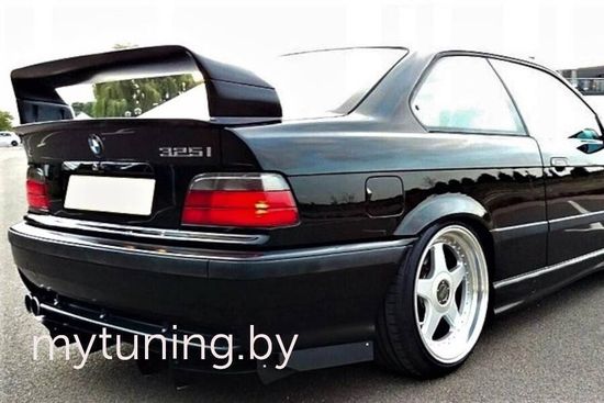 Спойлер глянцево - черный V.2 для BMW 3 E36 1990-1999 Sedan