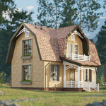 Черепица коньково-карнизная Docke PIE Premium ZRSY-1039 карамель