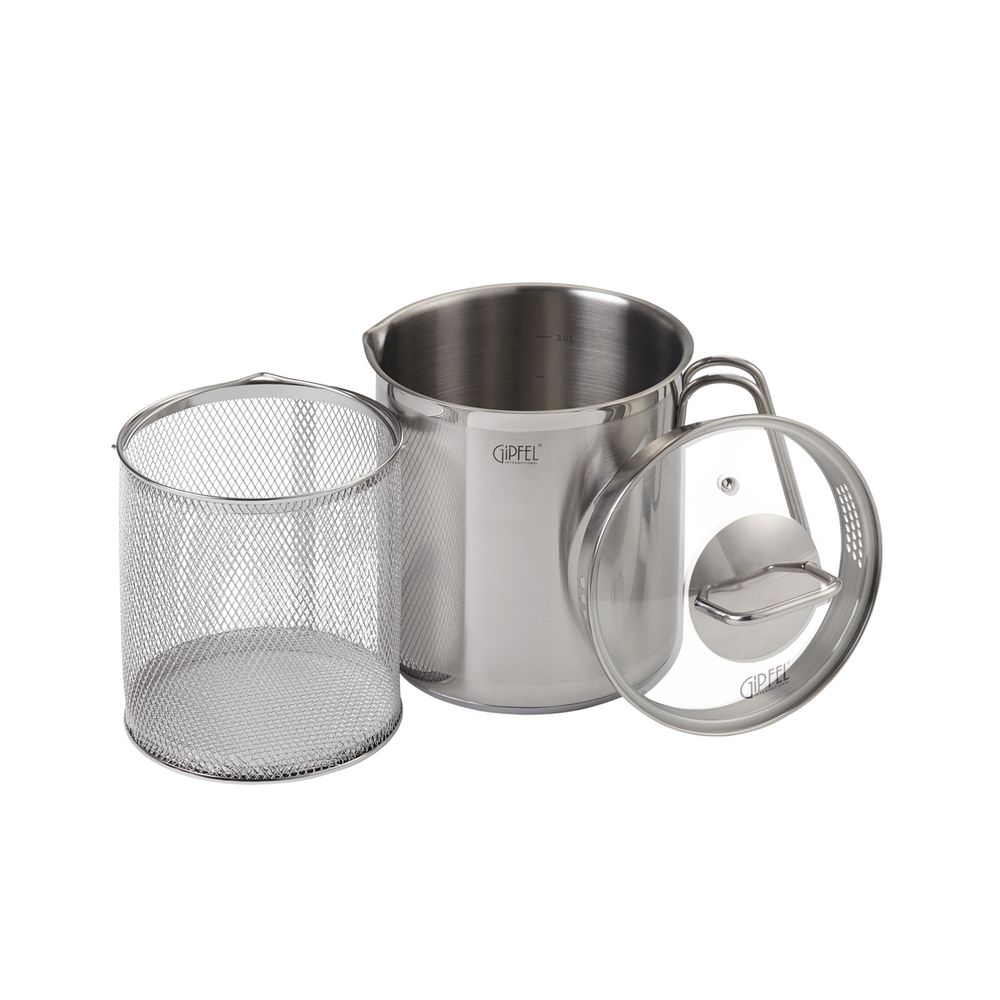 Кастрюля из нержавеющей стали Gipfel Itum 1301 16 см/3,1 л