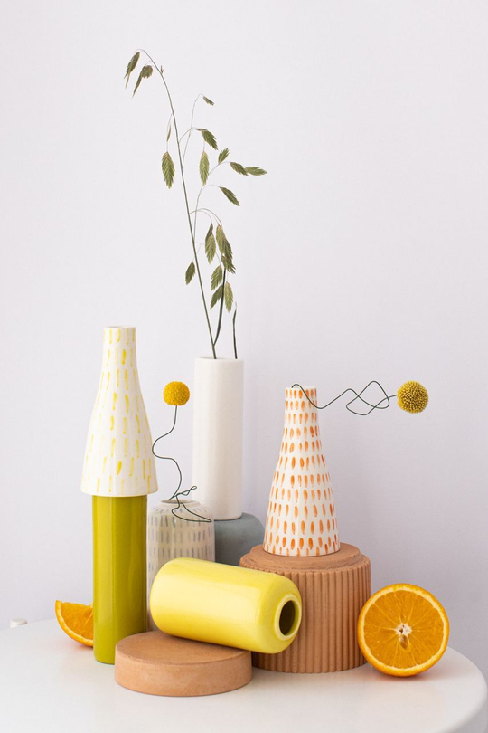 Набор ваз "colorful" L