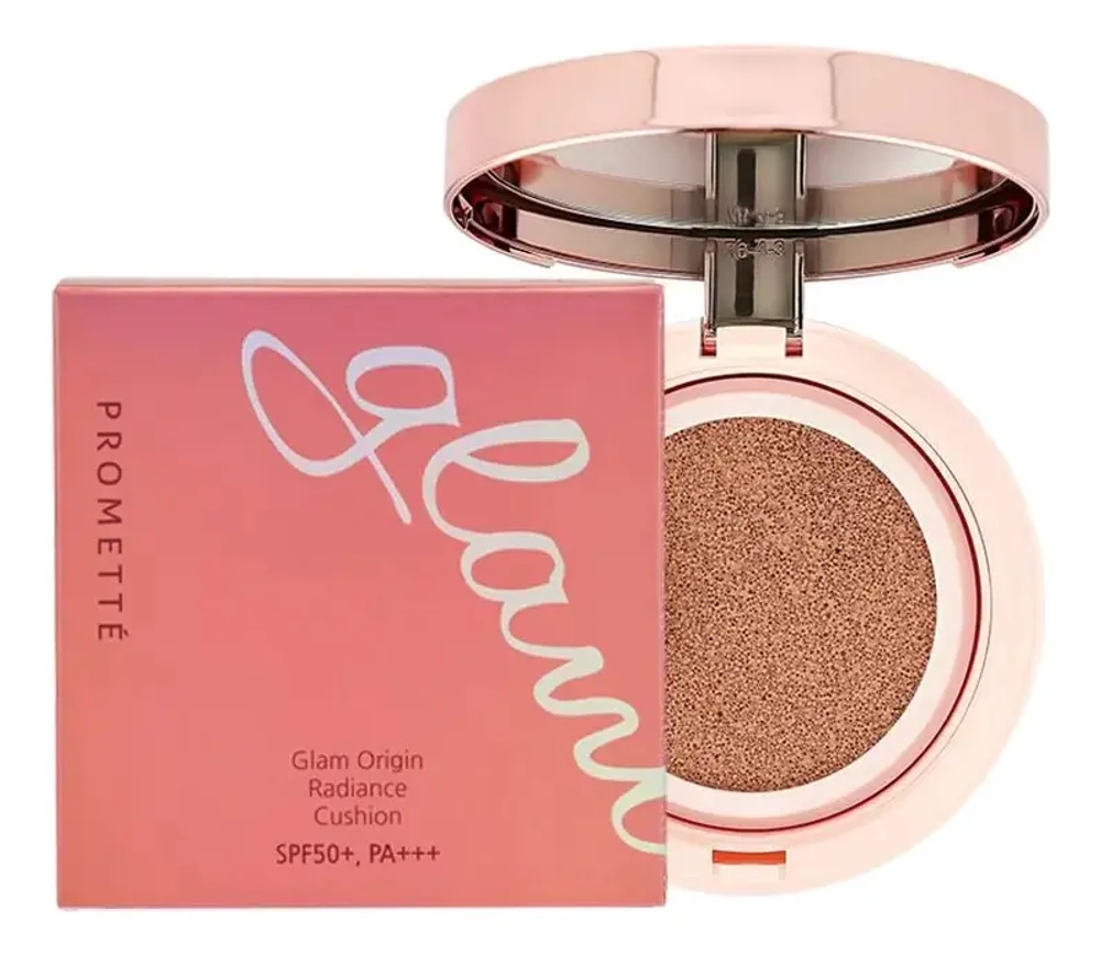 Enough Увлажняющий кушон с жемчужной пудрой Promette Glam Origin Radiance Cushion SPF50+ PA+++ 14г