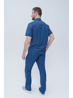 рубашка мужская медицинская на молнии TZ700