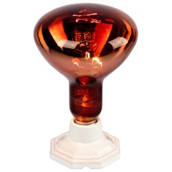 Светильник для инфракрасной лампы ЭРА FITO-Holder-CAP-light 3 м патрон-основание керамический с кабелем и цоколем Е27 | Светильники для растений