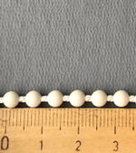 Цепь управления пластиковая Люкс 4.5х6 мм, цвет ваниль