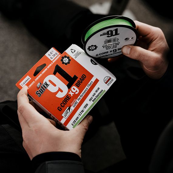 Леска плетеная SUFIX 91 BRAID зеленый 150 м 0.104 мм 4,9 кг