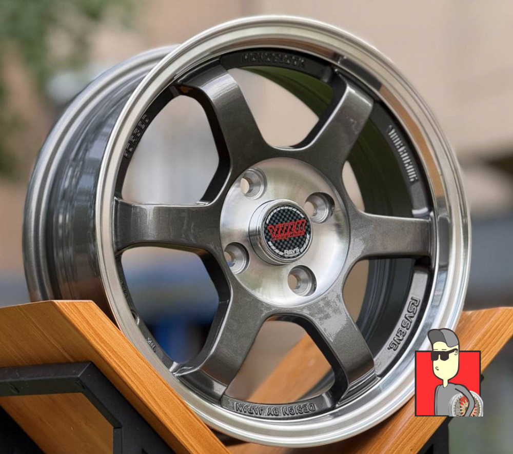 Комплект дисков Rays TE37 15x6.5 et35 4x100