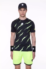 Мужская теннисная футболка  HYDROGEN Thunder (T00400-D56)