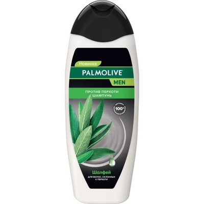 PALMOLIVE MEN Шампунь Шалфей,против перхоти 450мл.