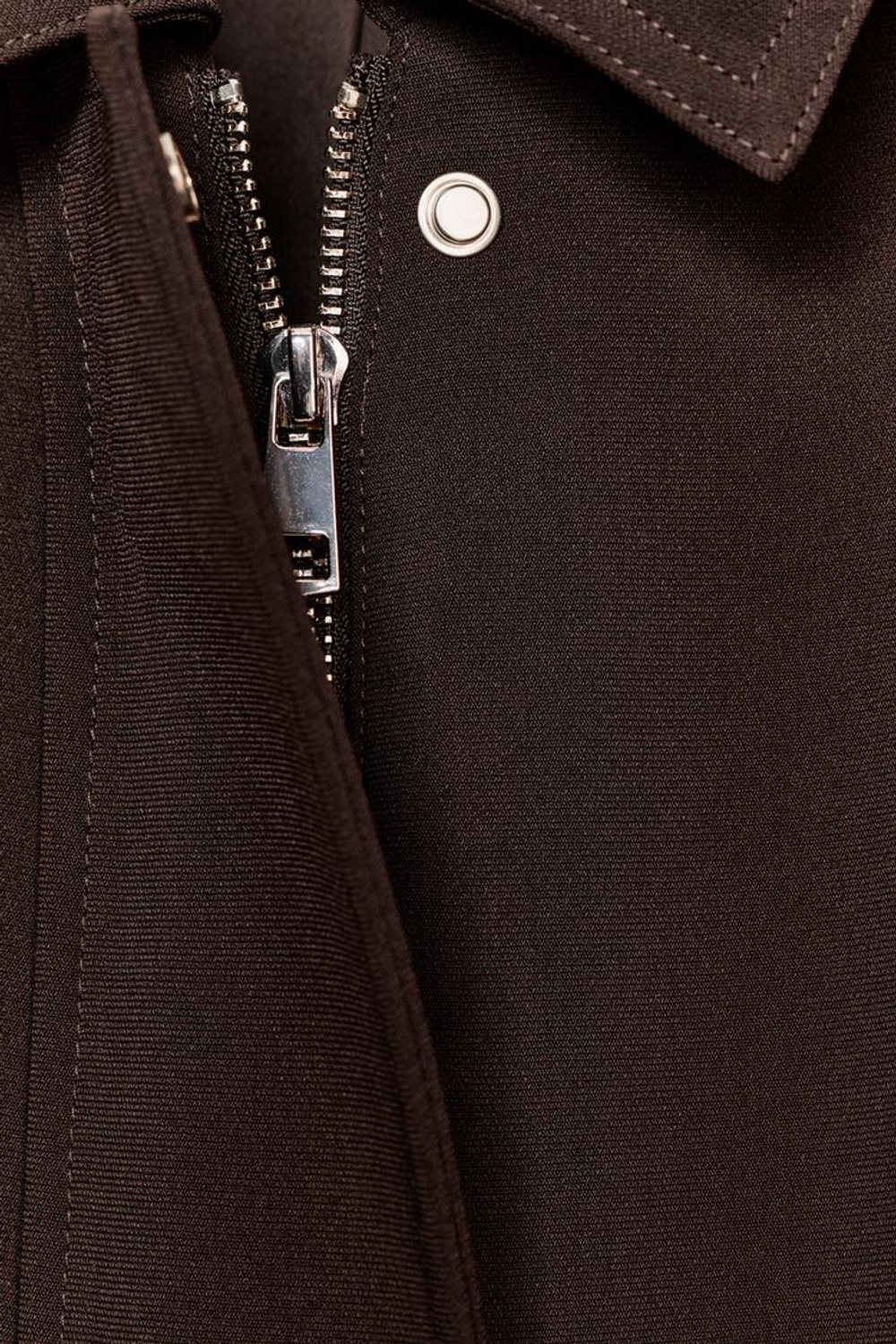 ZARA ЖИЛЕТ С ПОДПЛЕЧНИКАМИ И ЭЛАСТИЧНЫМ НИЗОМ, КОРИЧНЕВЫЙ