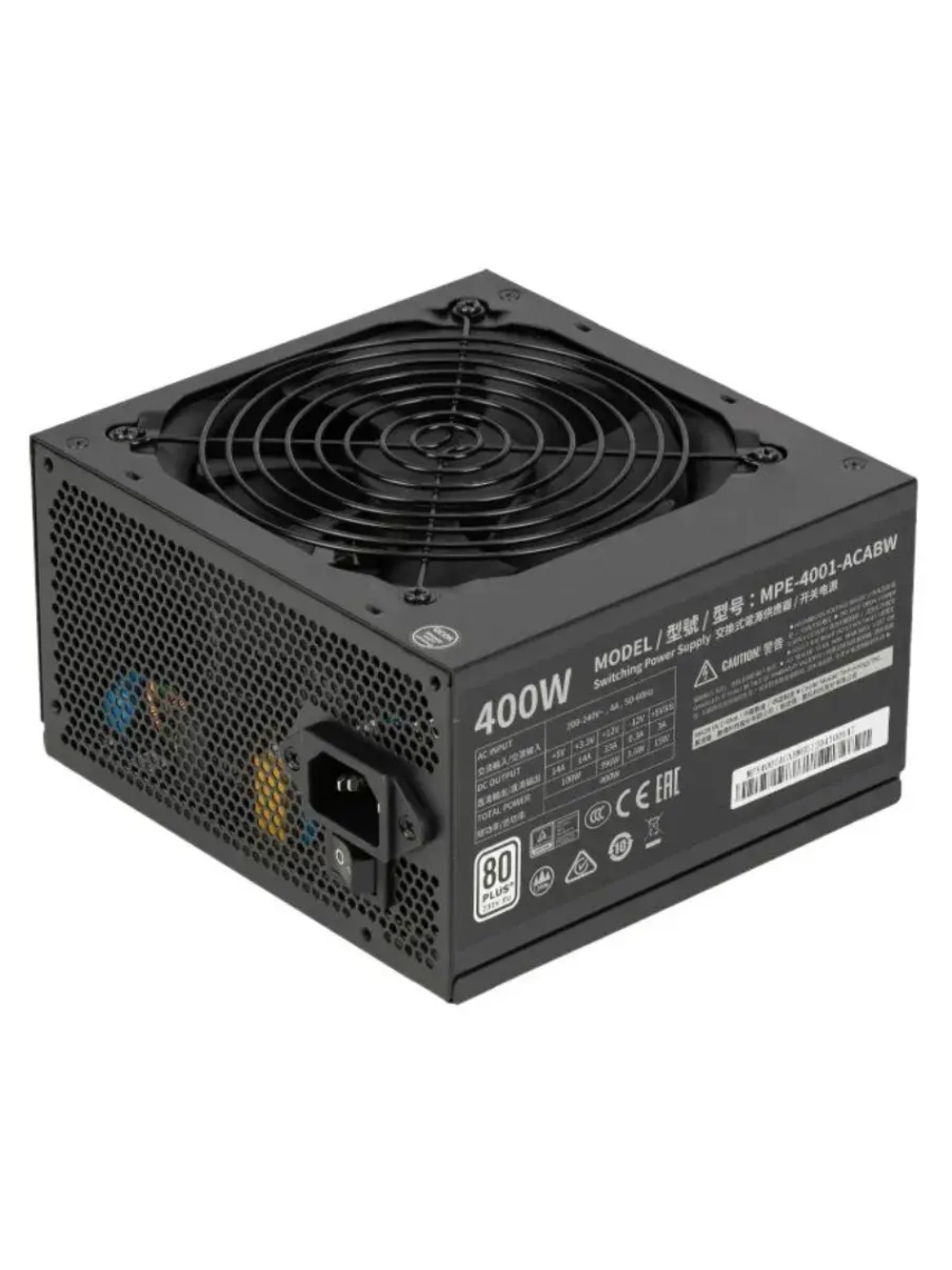 Блок питания MWE 400 V2 400W mpe-4001-acabw-eu BLACK