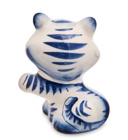 ГЛ- 680 Фигурка «Тигр» (Гжельский фарфор