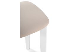 Табурет Кигон белый / сливочный раф