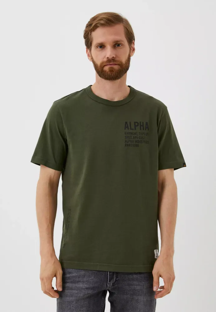 Футболка Alpha Industries Alpha Graphic Черная