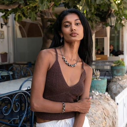 Серьги Coeur de Lion Black-Crystal 4640/21-1318