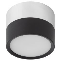 OL7 GX53 BK/CH Подсветка ЭРА Накладной под лампу Gx53, алюминий, цвет черный+хром