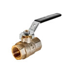 Кран шаровой полнопроходной STOUT - 1/2" (ВР/ВР, PN40, Tmax 150°C, ручка-рычаг черная)