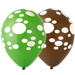 Шар латексный 35см Пятна Динозавра (Ассорти)