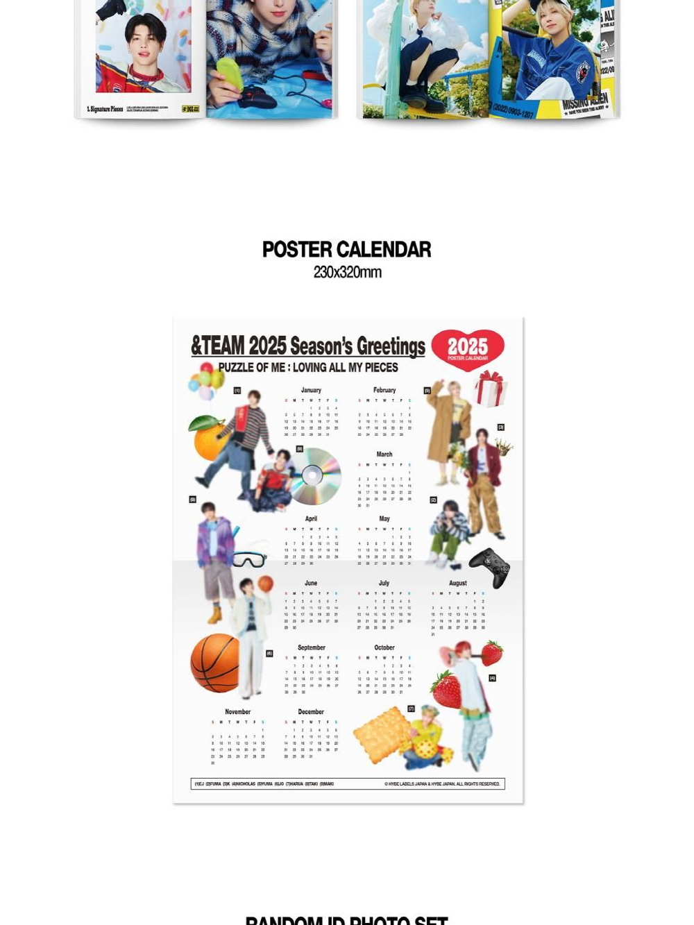 товары &TEAM - PUZZLE OF ME 2025 SEASON'S GREETINGS