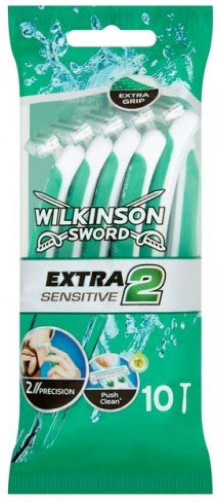 Wilkinson Sword одноразовые станки Extra-2 Sensitive 10шт