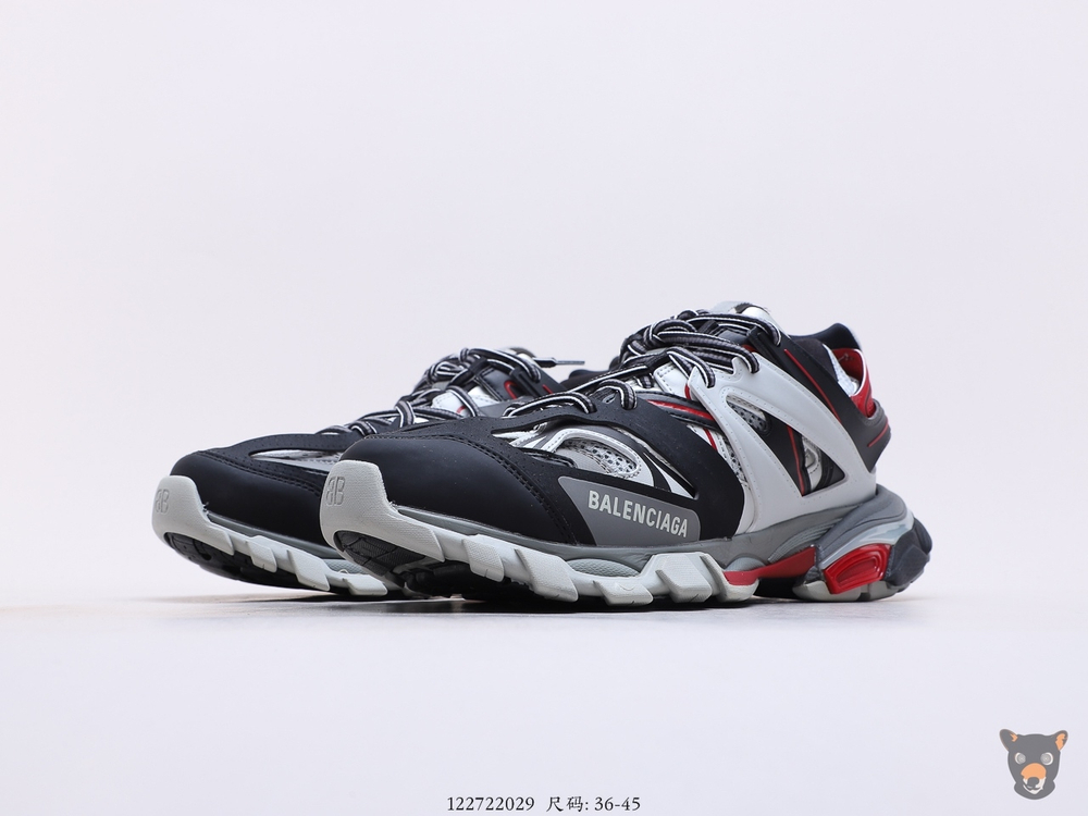 Кроссовки Track Trainers Black/Grey/Red