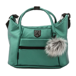 Детская коляска Adamex Belissa Deluxe 2 в 1 B-SM01 (ИЗУМРУД. ПЕРЛ 100% КОЖА)