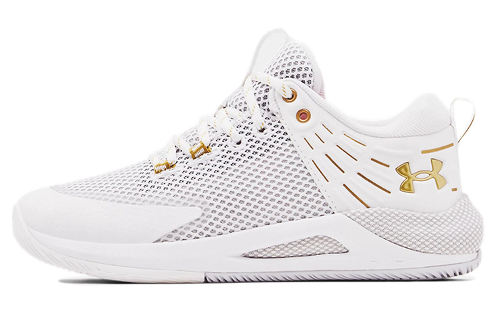 Under Armour Hovr Block City "White Metallic Gold" Women"s