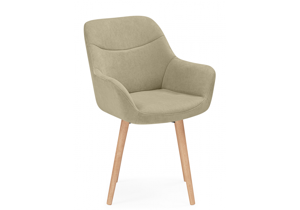 Стул деревянный Woodville Флюид 360 бежевый (zd 210), светлое дерево