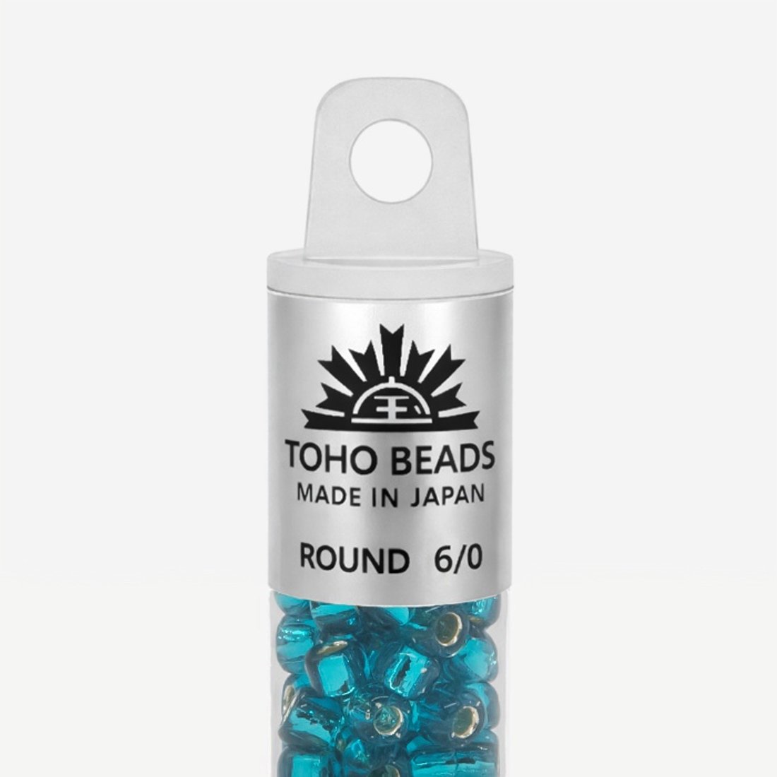 Японский бисер TOHO Round 6/0 (№23BDA), с внутренним серебрением, прозрачный