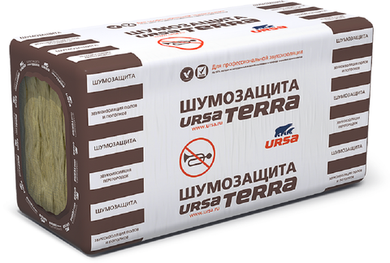 Плиты теплоизоляционные URSA TERRA Шумозащита (10) 1250-610-50 (0.381)