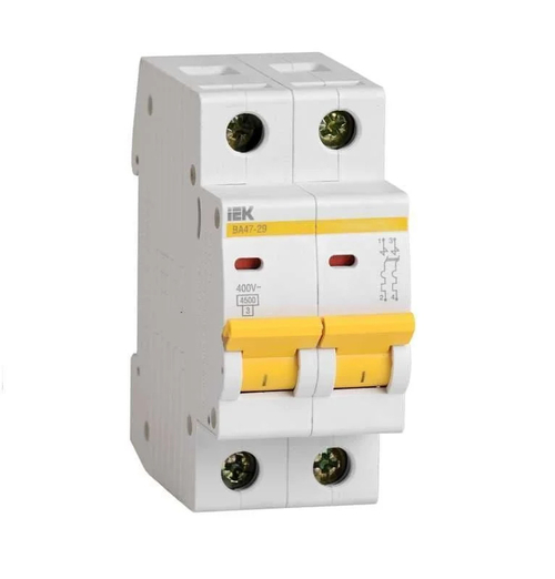 Автоматический выключатель ВА 47-29, 2P 32А (C) 4,5k