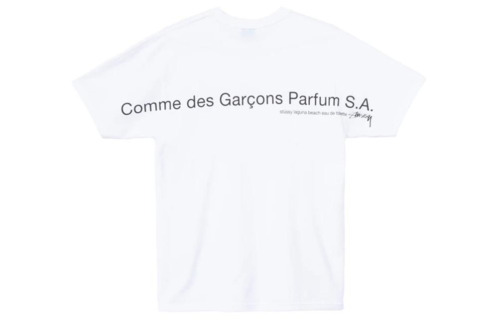 Футболки Stussy x CDG T, 3903701-WHIT