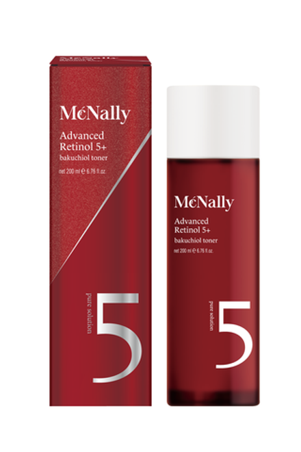 MCNALLY - ТОНЕР С РЕТИНОЛОМ И БАКУЧИОЛОМ ADVANCED RETINOL 5+ BAKUCHIOL TONER, 200 МЛ